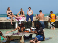 GtB Gallery June 09 The Split in Caye Caulker from S. Roza