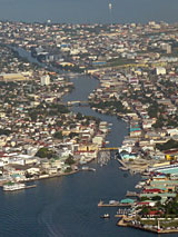 GtB Belize City mit seiner Swing Bridge