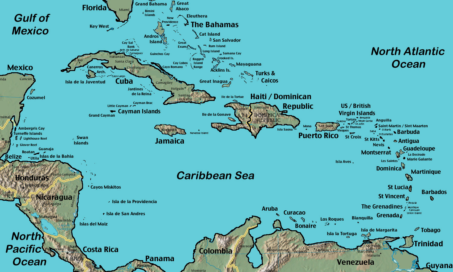 Clean image with regard to printable map of caribbean islands Luscious image with regard to printable map of caribbean islands