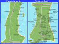 GtB Karte von Placencia in Belize