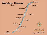 GtB Map of the Belize
                                Mayan Cave Barton Creek