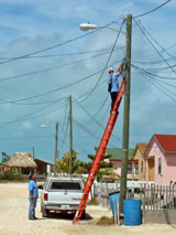 GtB Die hervorragenden CCV Techniker bei Ihrer Arbeit in San Pedro