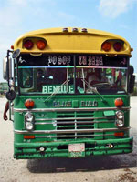 GtB BBDC Bus at the Bus Terminal in Belize