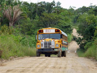 GtB Bol's
Bus on the Way
from Santa Cruz
to Punta Gorda