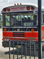 GtB National Bus at the Belize Bus Terminal