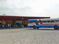 GtB Gilharry Bus am Belize City Bus
                                Terminal