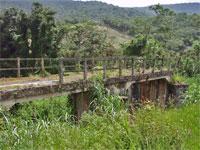 GtB Train Bridge close to the Valley Community in Belize