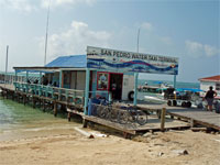 GtB Das San Pedro Belize Express Wassertaxi Büro