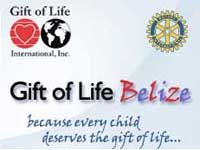 GtB Help Children with Heart Problems. Gift of Life Belize