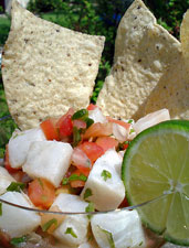 K&ouml;stliche frische Cevice in Belize
